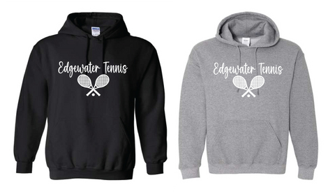 EHS Tennis Design Hoodie Script