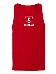 EHS Baseball Unisex Cotton Tank - Red