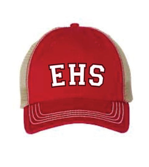 2023 - Red/Stone Hat with Brick EHS Design - JennaBenna
