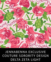 Delta Zeta Fabric JennaBenna Exclusive Quilt Squares - JennaBenna