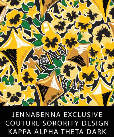 Kappa Alpha Theta Fabric JennaBenna Exclusive Quilt Squares - JennaBenna