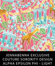 Alpha Epsilon Phi Fabric JennaBenna Exclusive Quilt Squares - JennaBenna