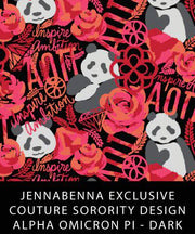 Alpha Omicron Pi Fabric JennaBenna Exclusive Quilt Squares - JennaBenna