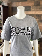 Alpha Sigma Alpha Exclusive Crest Perfect Combo Tee - JennaBenna