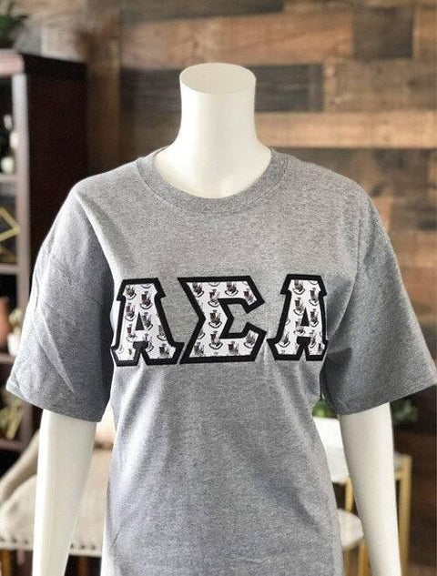 Alpha Sigma Alpha Exclusive Crest Perfect Combo Tee - JennaBenna