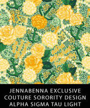 Alpha Sigma Tau Fabric JennaBenna Exclusive Quilt Squares - JennaBenna