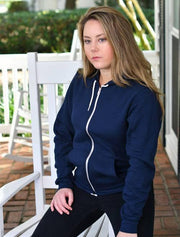 American Apparel Unisex Full-Zip Hoodie Sweatshirt - JennaBenna