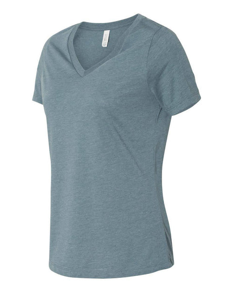 Bella Ladies Relaxed Fit V-Neck Tee - JennaBenna