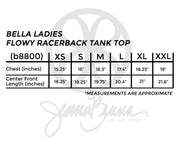 Brick Flowy Tank With Indie Saratoga On Old Gold Twill - JennaBenna