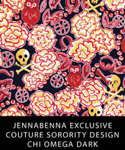 Chi Omega Fabric JennaBenna Exclusive Quilt Squares - JennaBenna