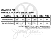 Classic Fit Unisex Hoodie Sweatshirt - JennaBenna