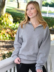 Classic Fit Unisex Quarter Zip Sweatshirt - JennaBenna