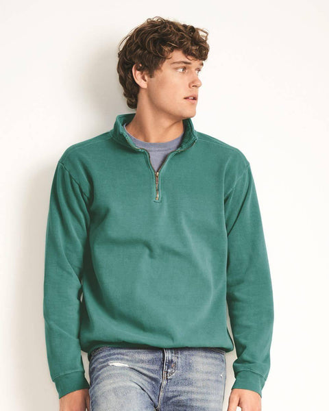 Comfort Colors Unisex Garment-Dyed 1/4 Zip Sweatshirt - JennaBenna