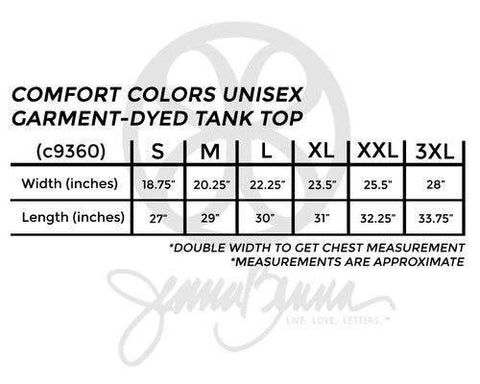 Comfort Colors Unisex Garment-Dyed Tank Top - JennaBenna