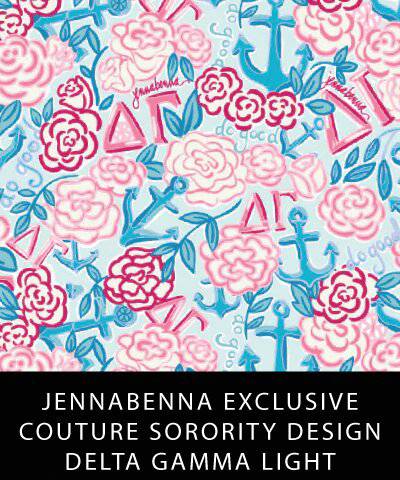 Delta Gamma Fabric JennaBenna Exclusive Quilt Squares - JennaBenna