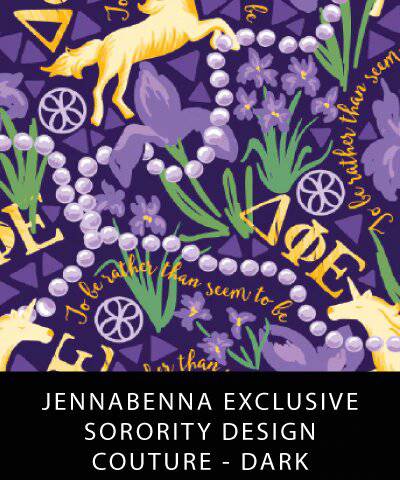 Delta Phi Epsilon Fabric JennaBenna Exclusive Quilt Squares - JennaBenna