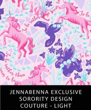 Delta Phi Epsilon Fabric JennaBenna Exclusive Quilt Squares - JennaBenna