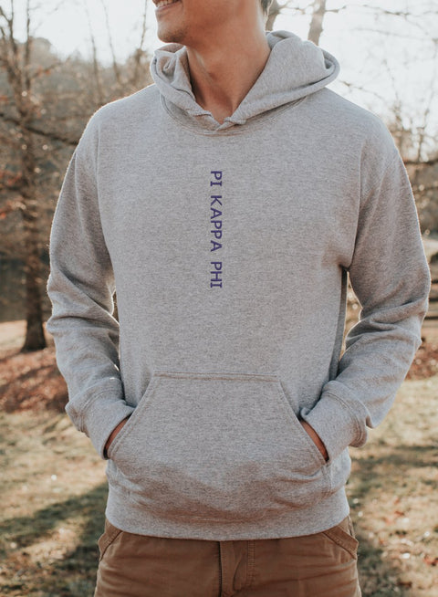 Downspout Design Greek Embroidered Sweatshirt - JennaBenna