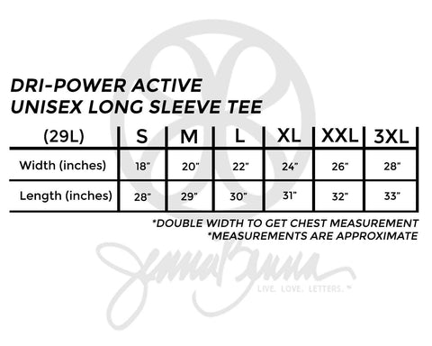 Dri-Power Active Unisex Long Sleeve Tee - JennaBenna