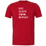 Eat. Sleep. Swim. Short Sleeve Shirt - JennaBenna