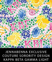 Kappa Beta Gamma Fabric JennaBenna Exclusive Quilt Squares - JennaBenna