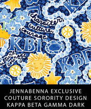 Kappa Beta Gamma Fabric JennaBenna Exclusive Quilt Squares - JennaBenna
