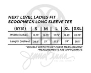 Next Level Tri-Blend Scoopneck Long Sleeve Tee - JennaBenna