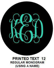 Printed Sorority Pin Back Button - Design 12 - JennaBenna