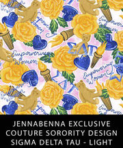 Sigma Delta Tau Fabric JennaBenna Exclusive Quilt Squares - JennaBenna