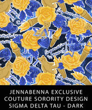 Sigma Delta Tau Fabric JennaBenna Exclusive Quilt Squares - JennaBenna