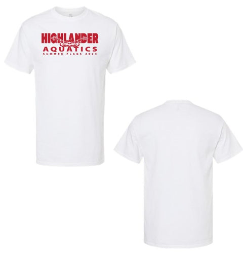 SUMMER FLAGS 2023- Highlander Aquatics Short Sleeve Shirt - JennaBenna